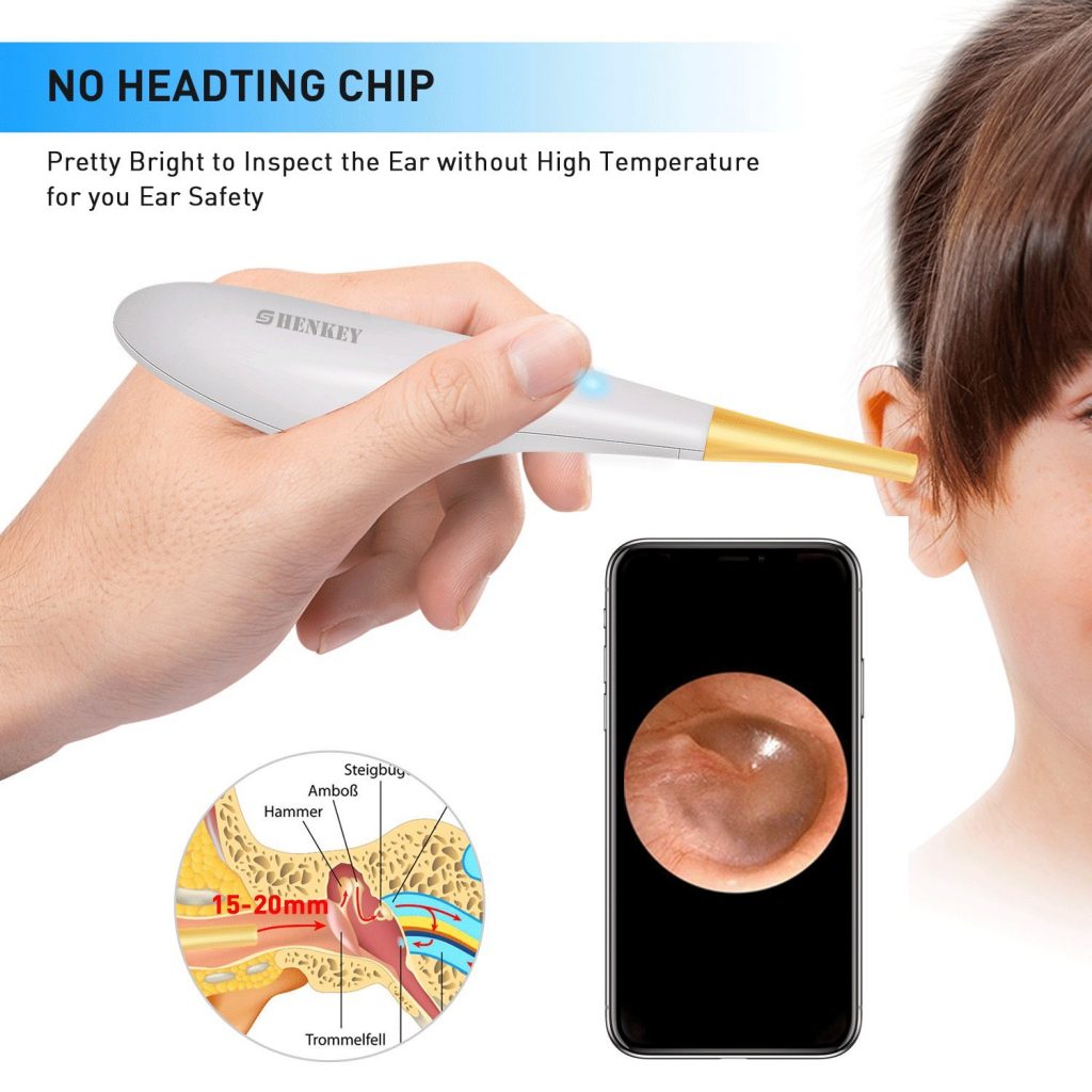Otoscopio Wi-Fi SHENKEY 3 Shenkey Wifi inspeccion oido